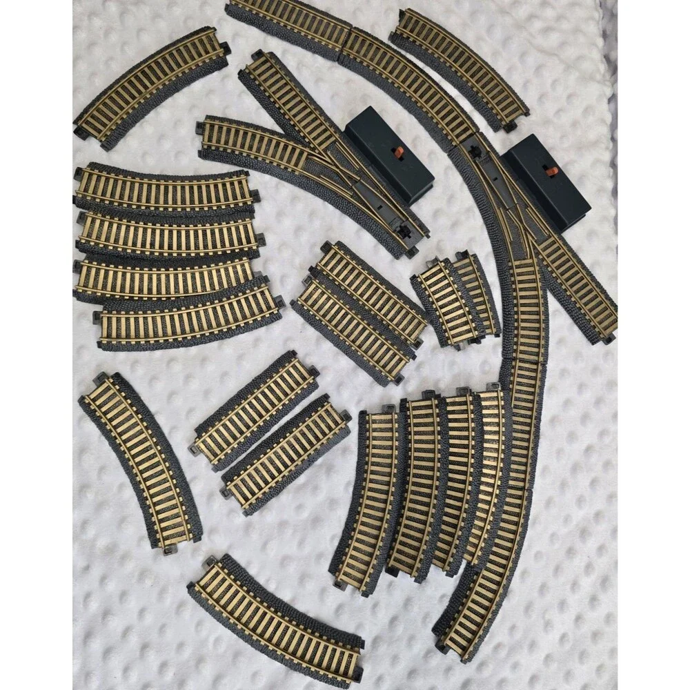 Vintage HO Rail Track Set Lot with Switches Turnouts Railroad Trains READ Repair